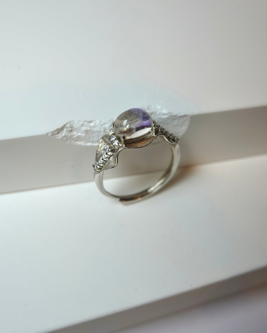 Moonstone Vintage Oval Ring