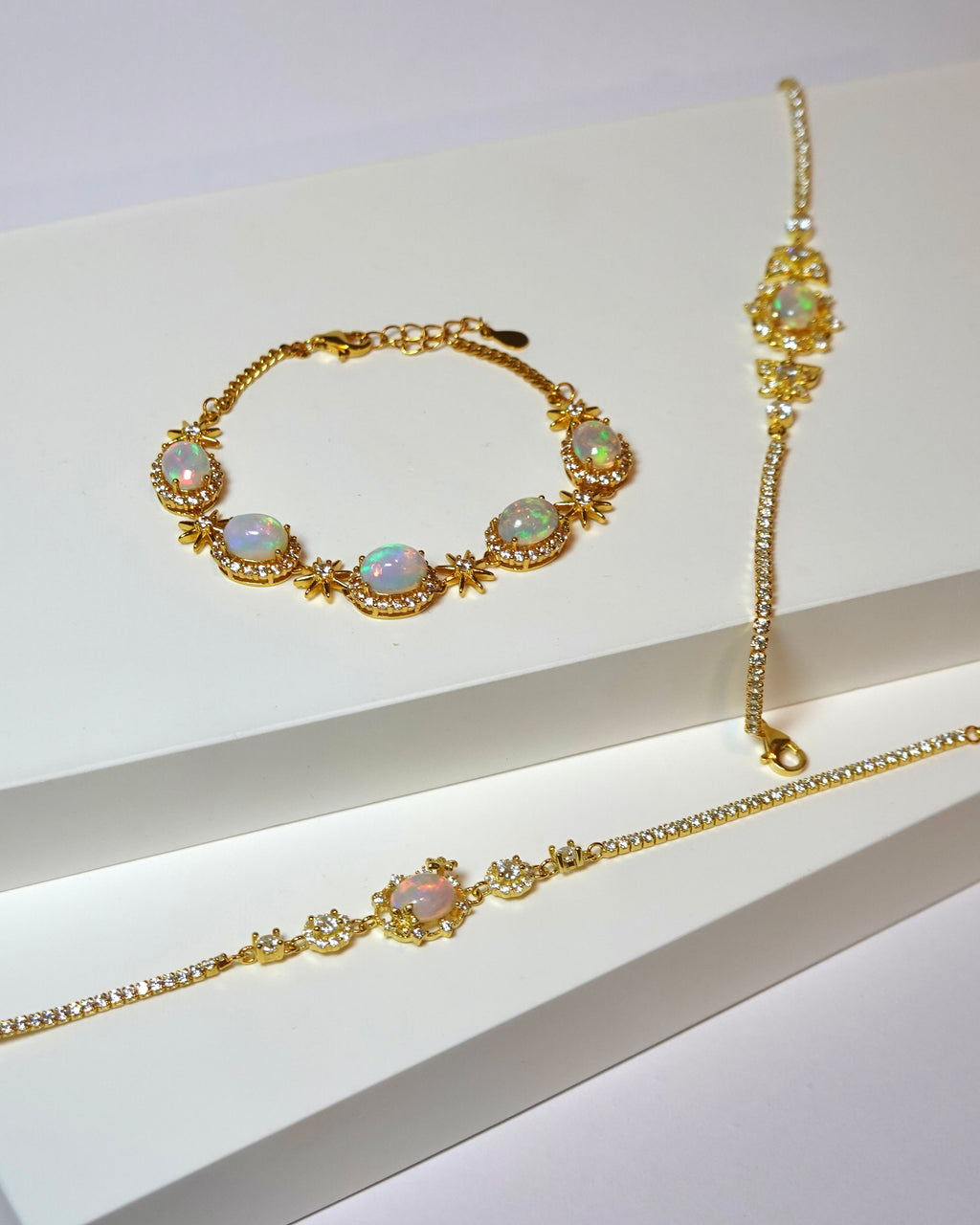 Slim Natural Opal Bracelet