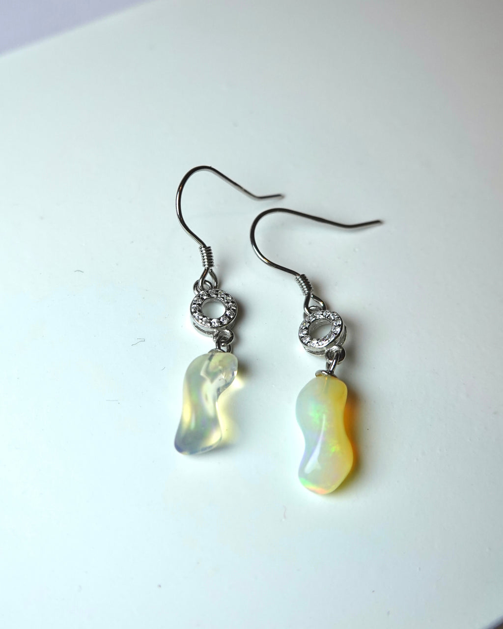 Natural Opal Earrings