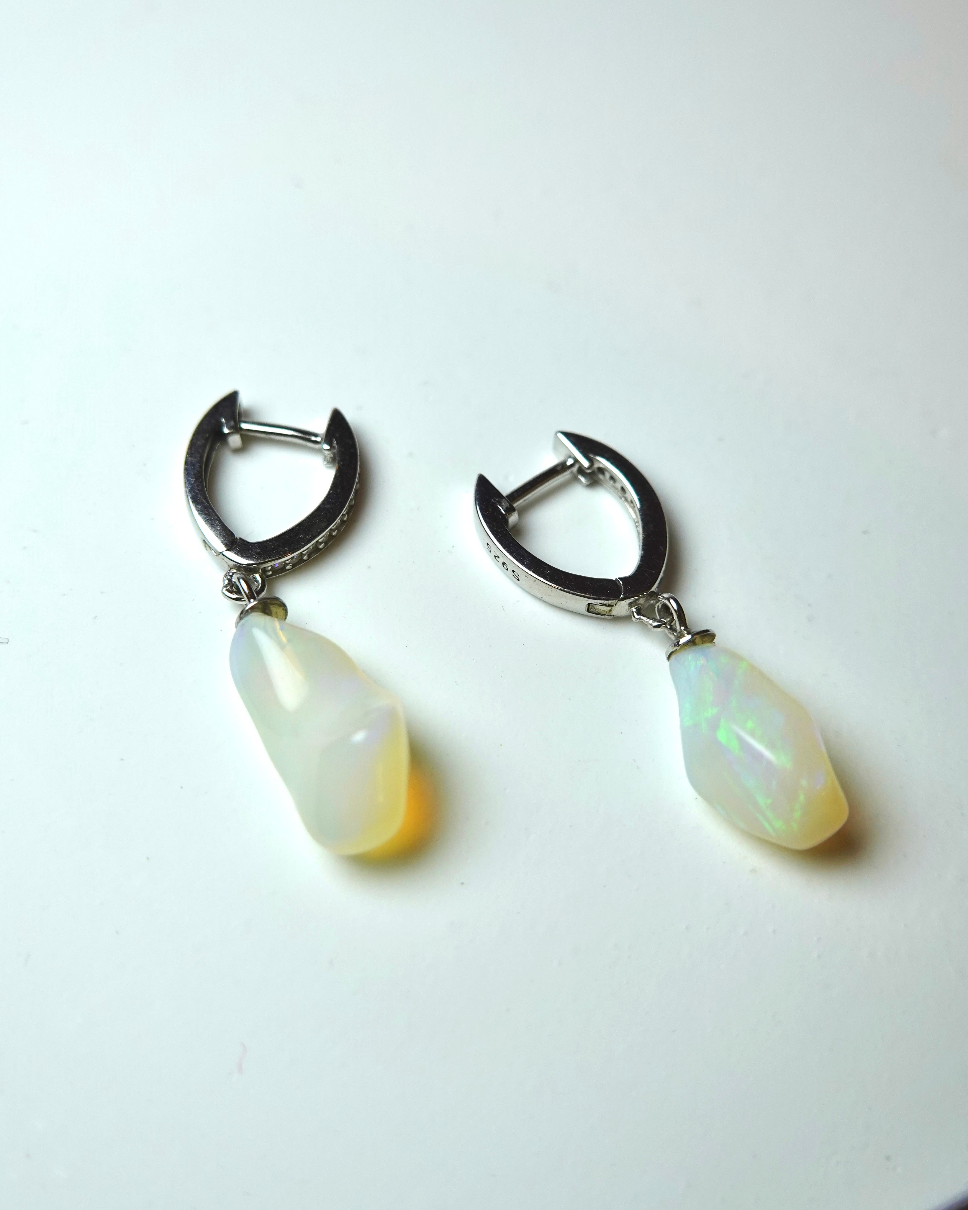 Natural Opal Earrings