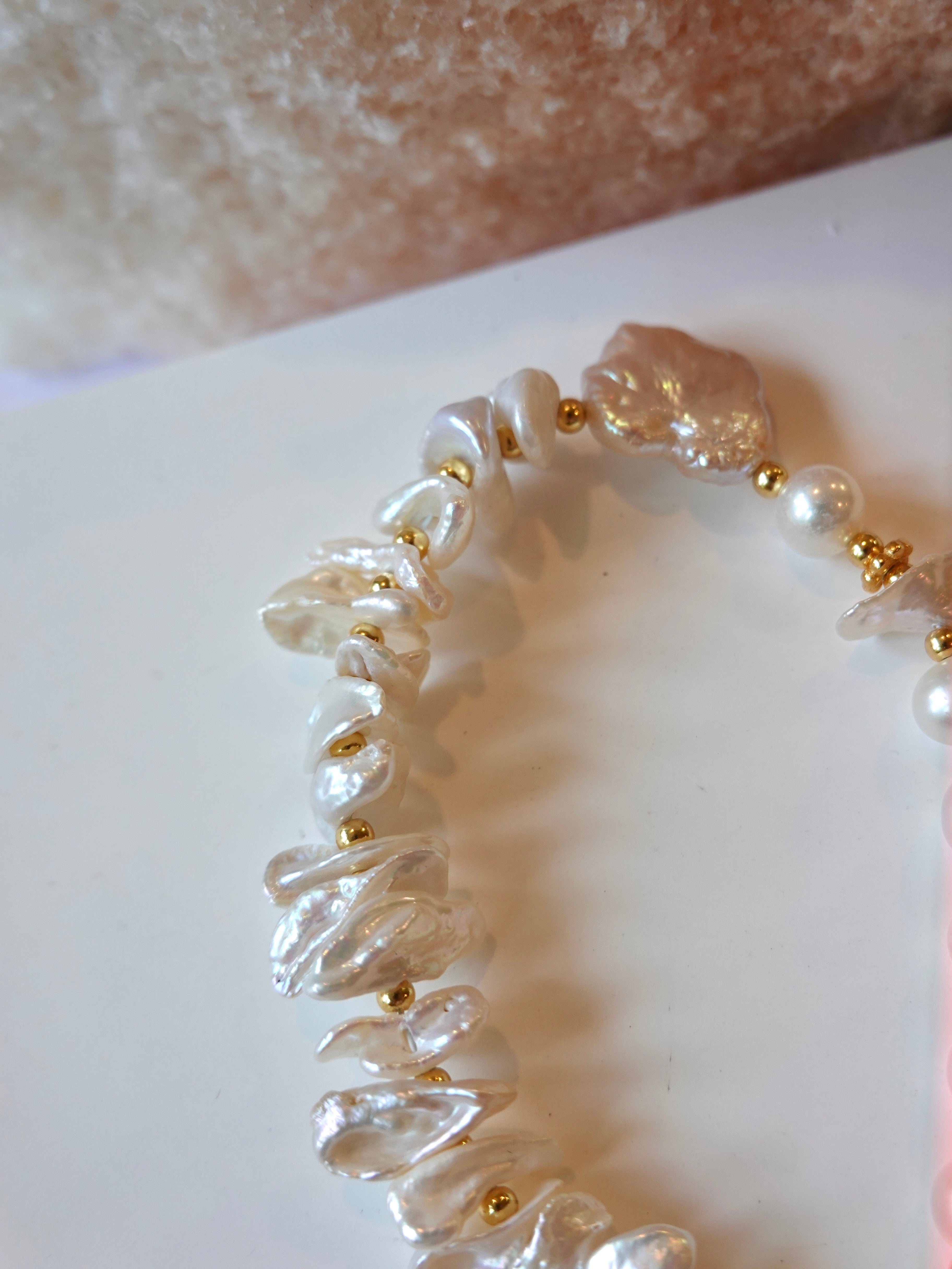 Icon Floral Baroque Pearl Bracelet