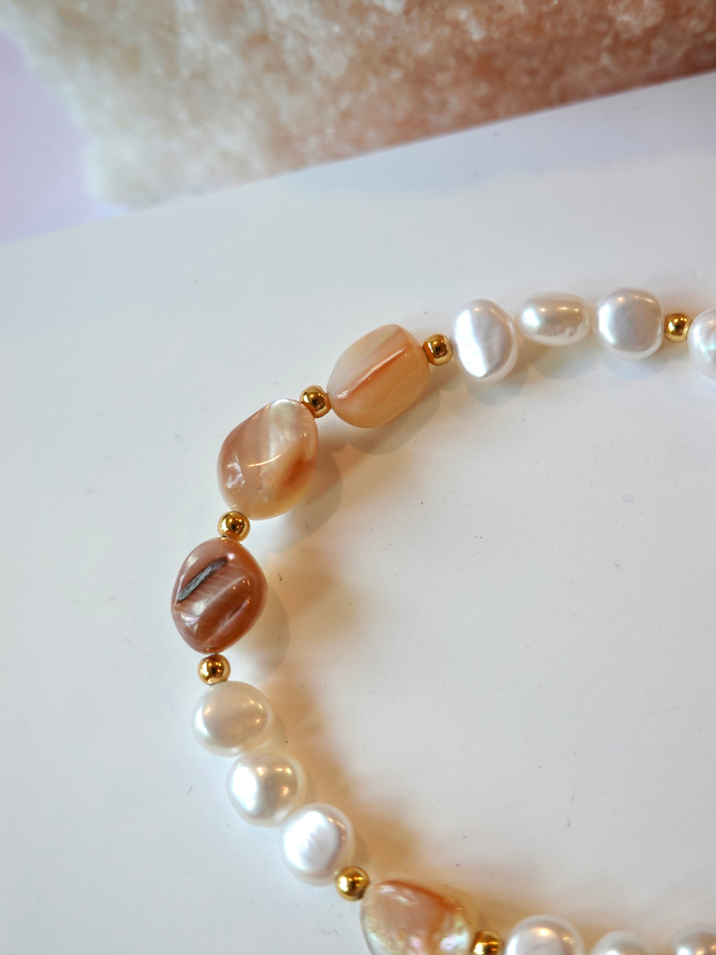 Gleam Penguin Shell & Pearl Bracelet