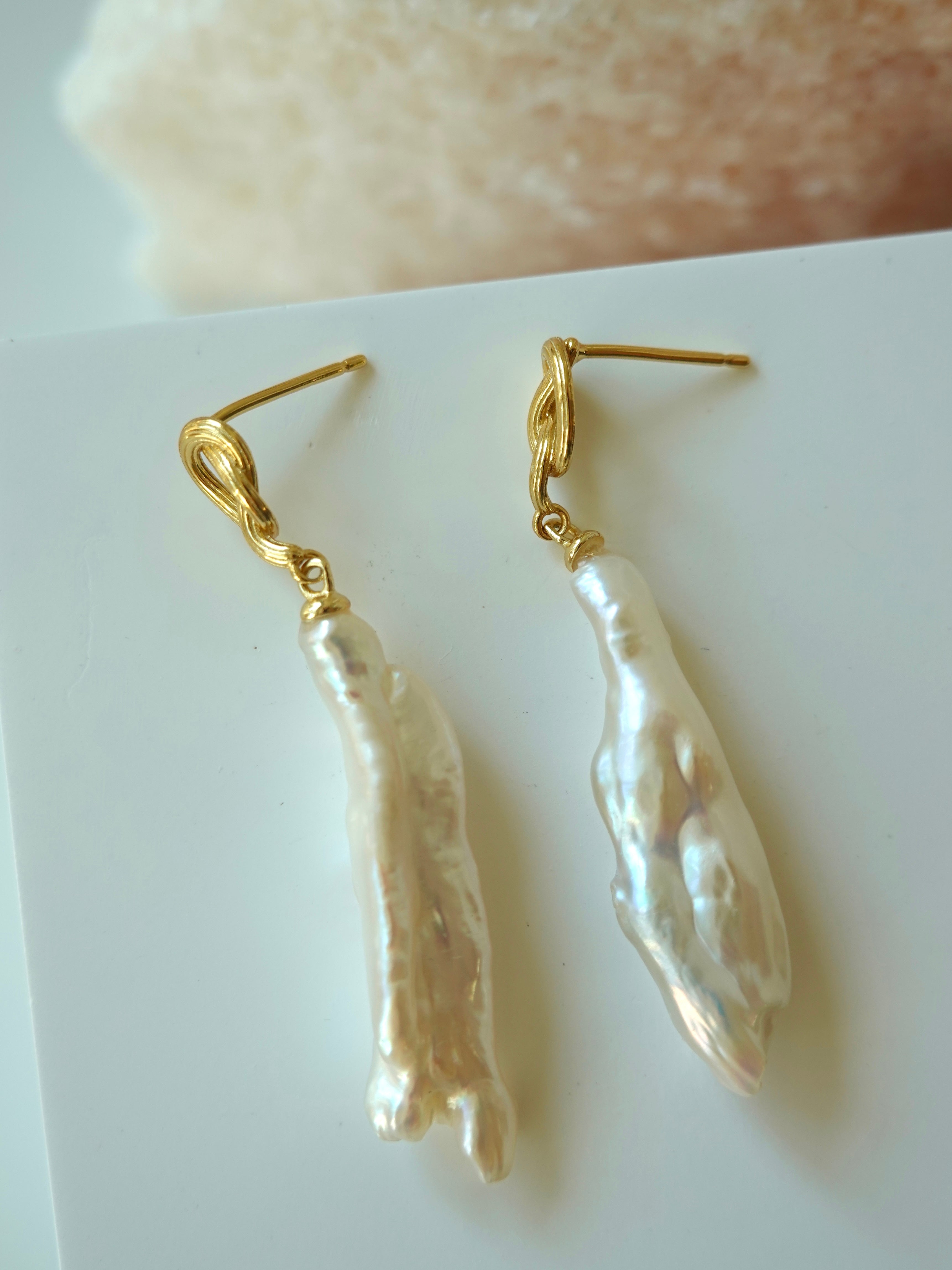 Little Fish Pearl Earrings