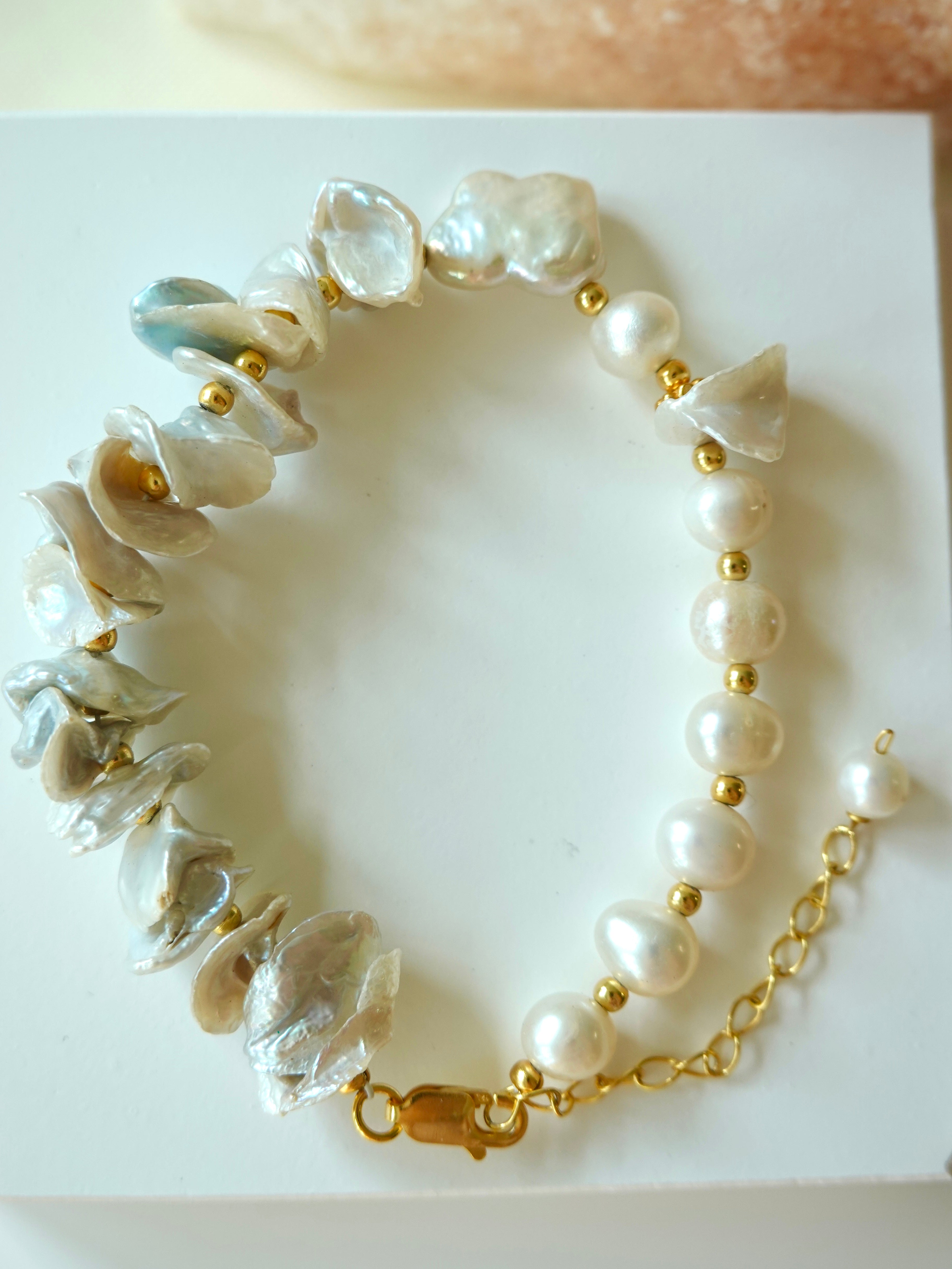 Icon Floral Baroque Pearl Bracelet