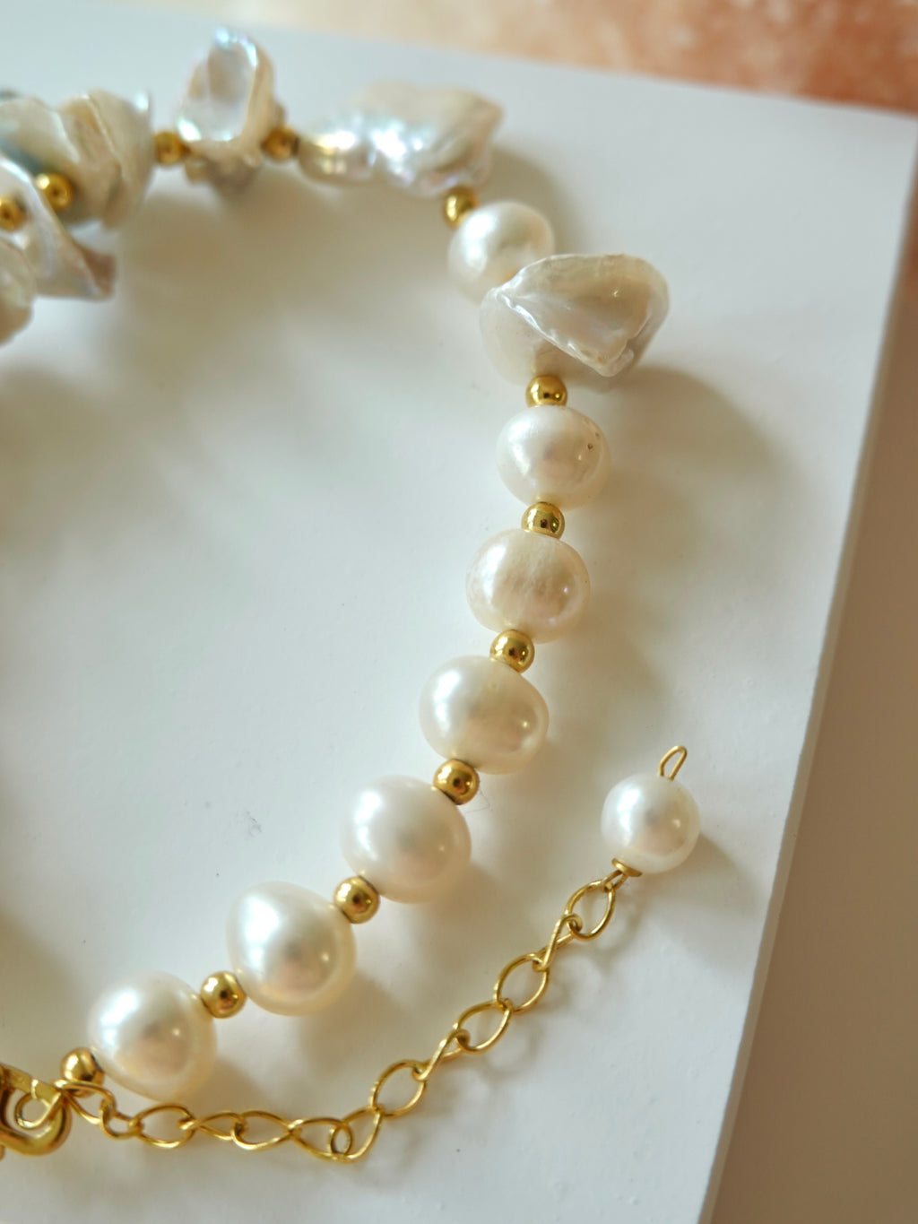 Icon Floral Baroque Pearl Bracelet