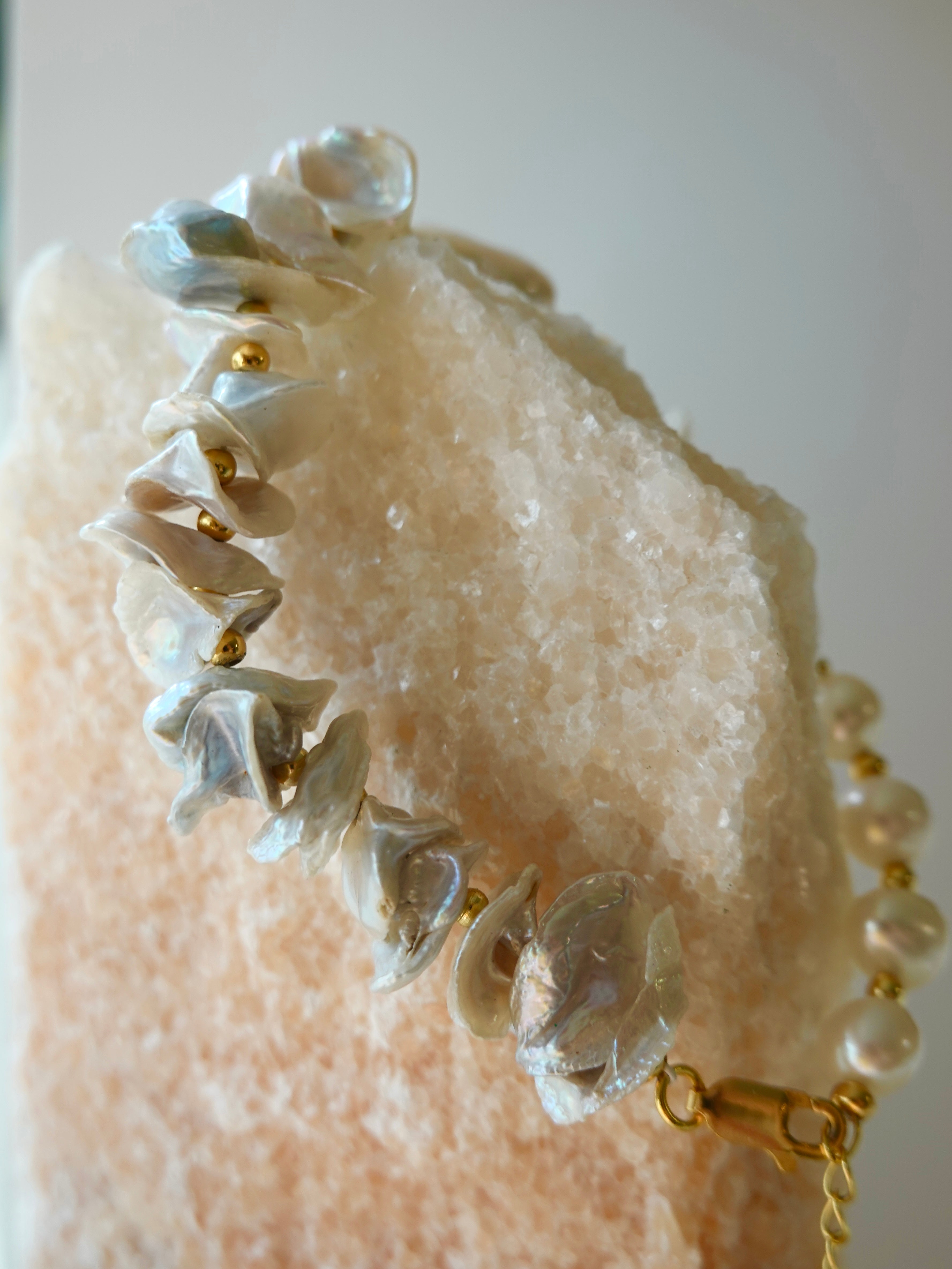 Icon Floral Baroque Pearl Bracelet