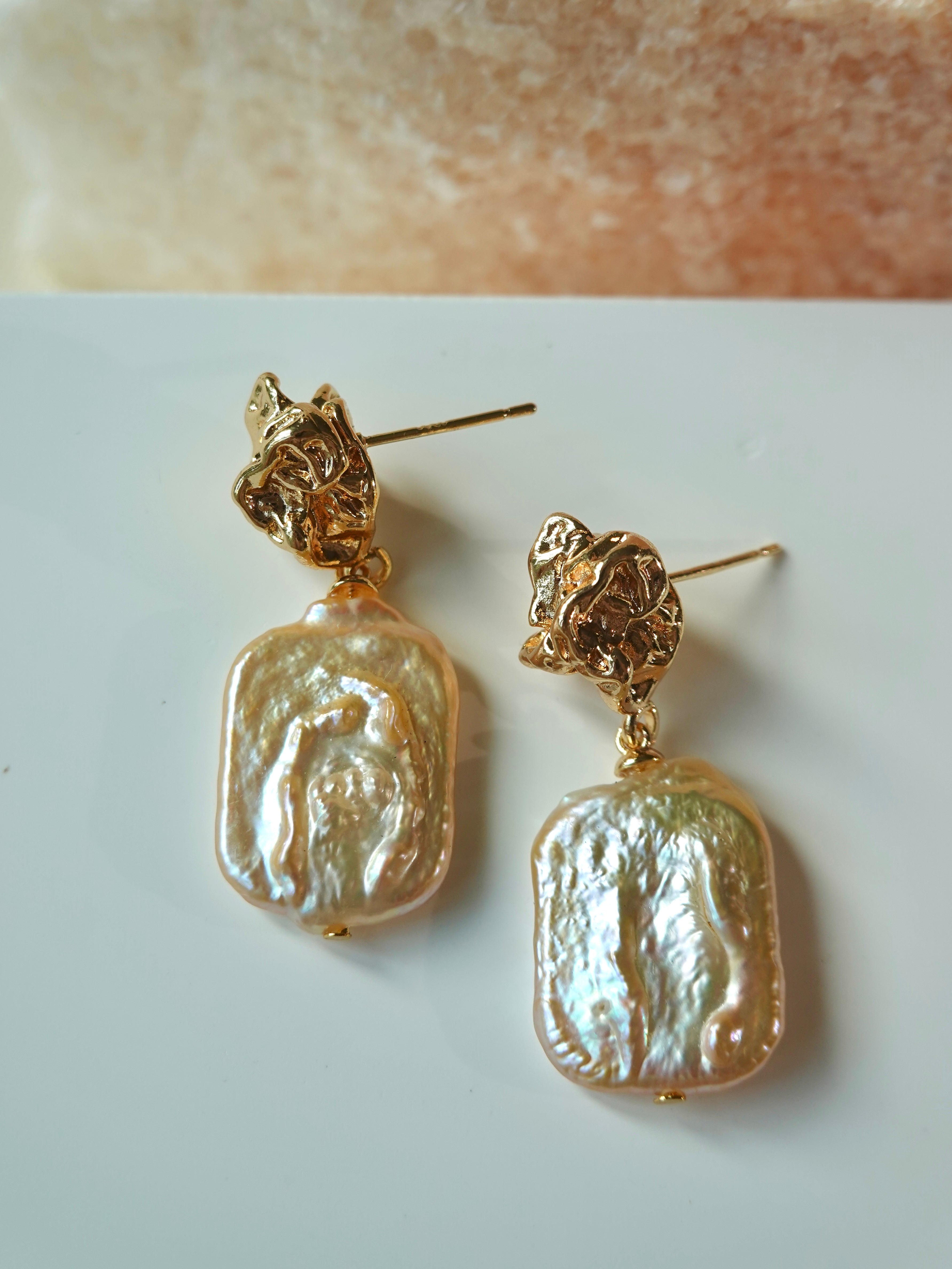 Honey Bloom Baroque Earrings