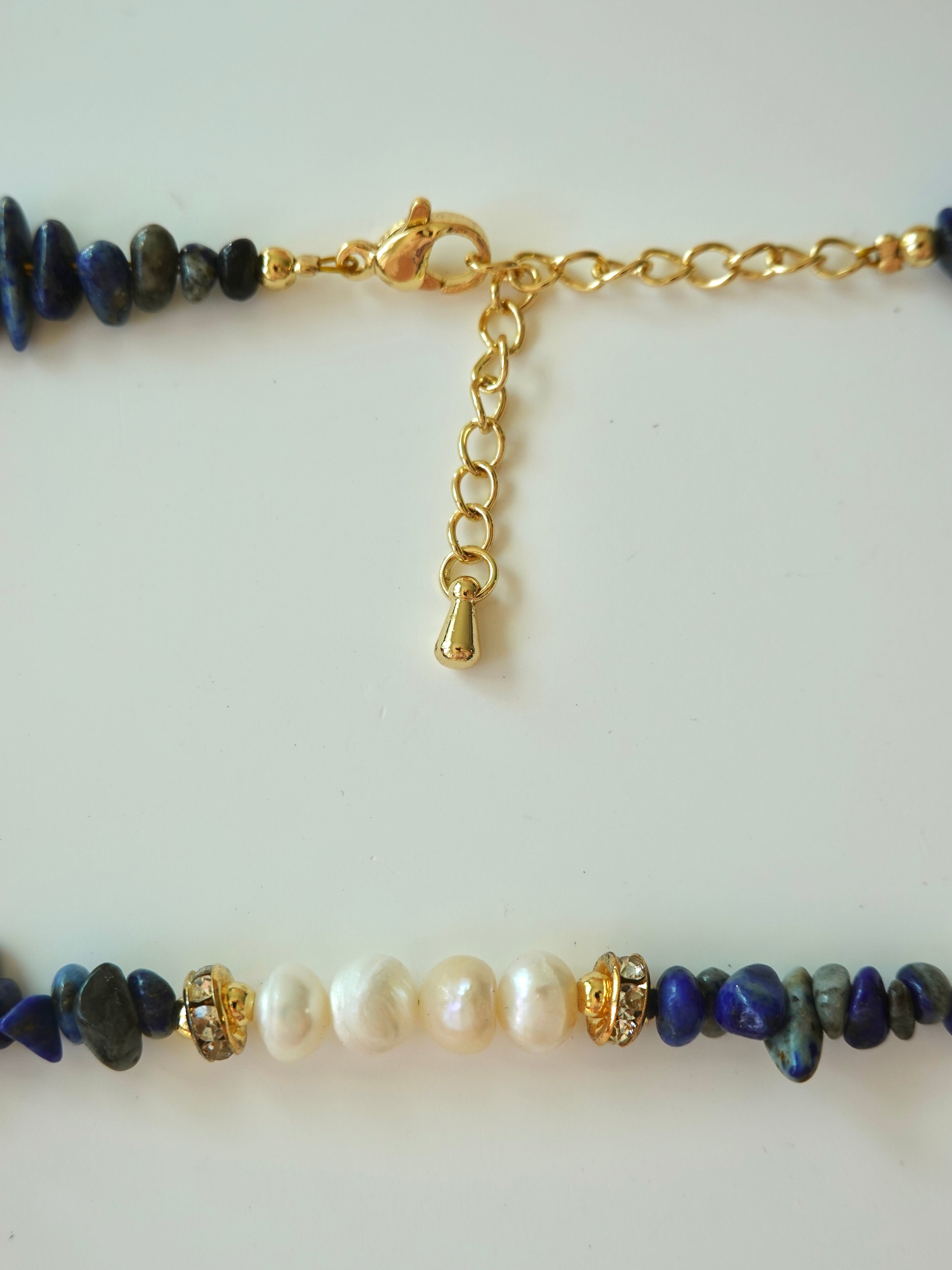 Lapis Pearl Necklace