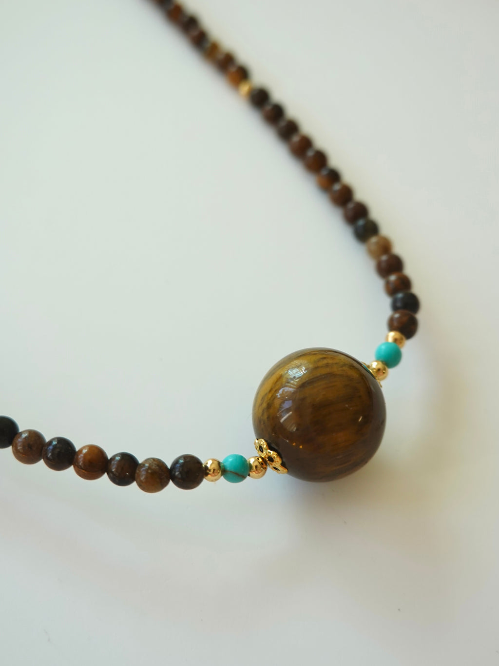 Tiger Eye Sphere Necklace