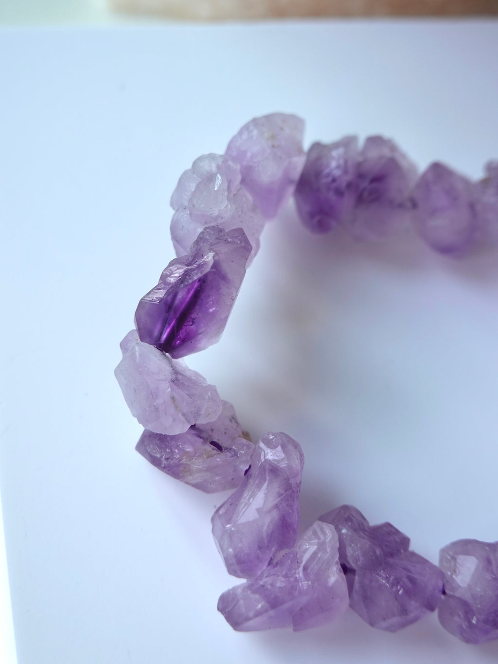 Raw Amethyst Bracelet
