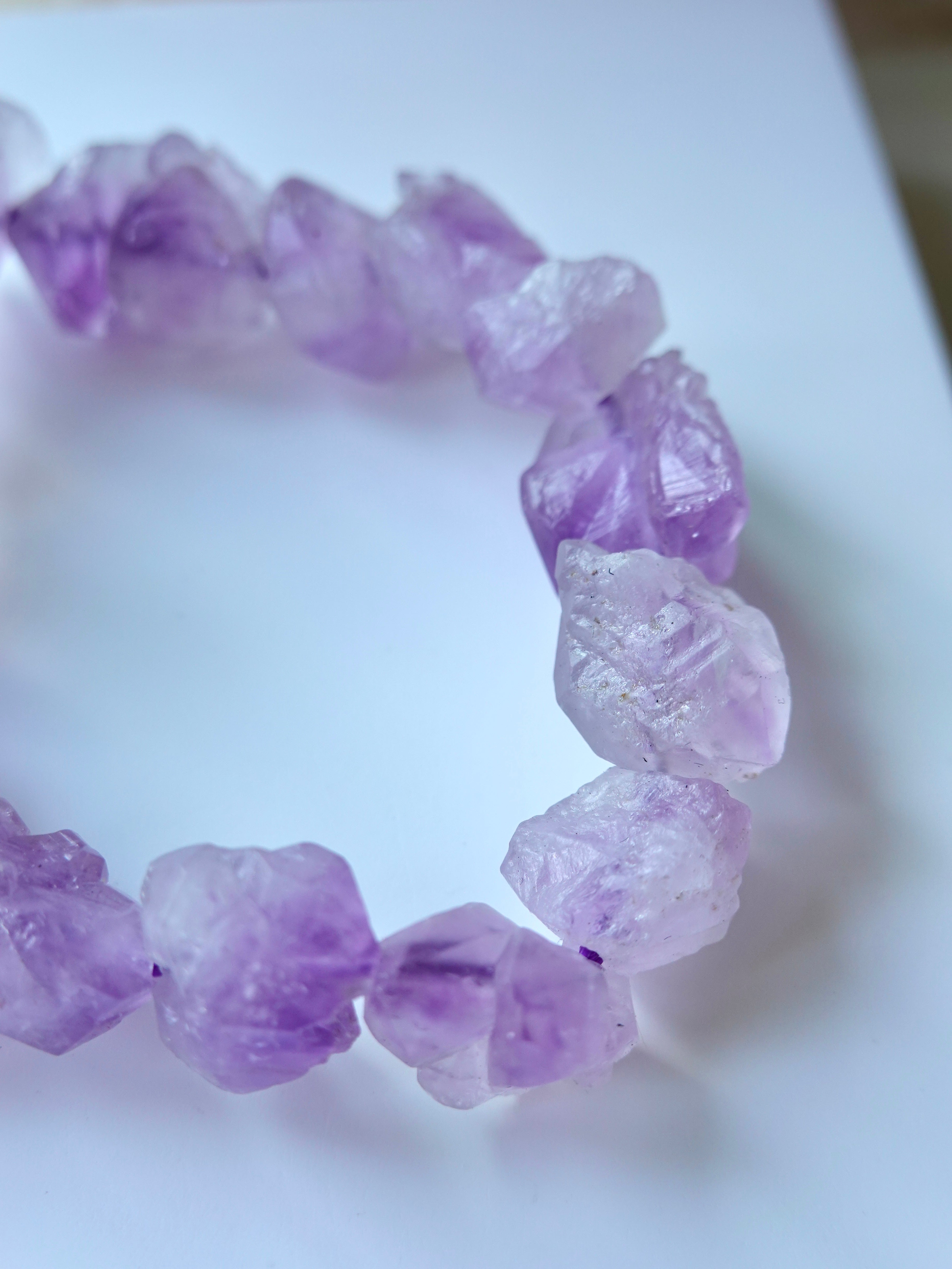 Raw Amethyst Bracelet