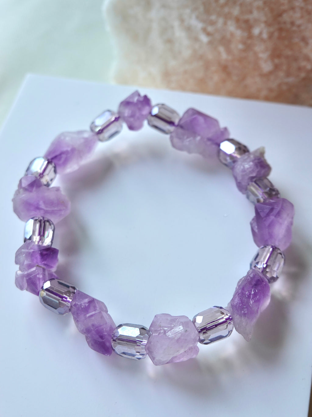 Raw Amethyst Bracelet