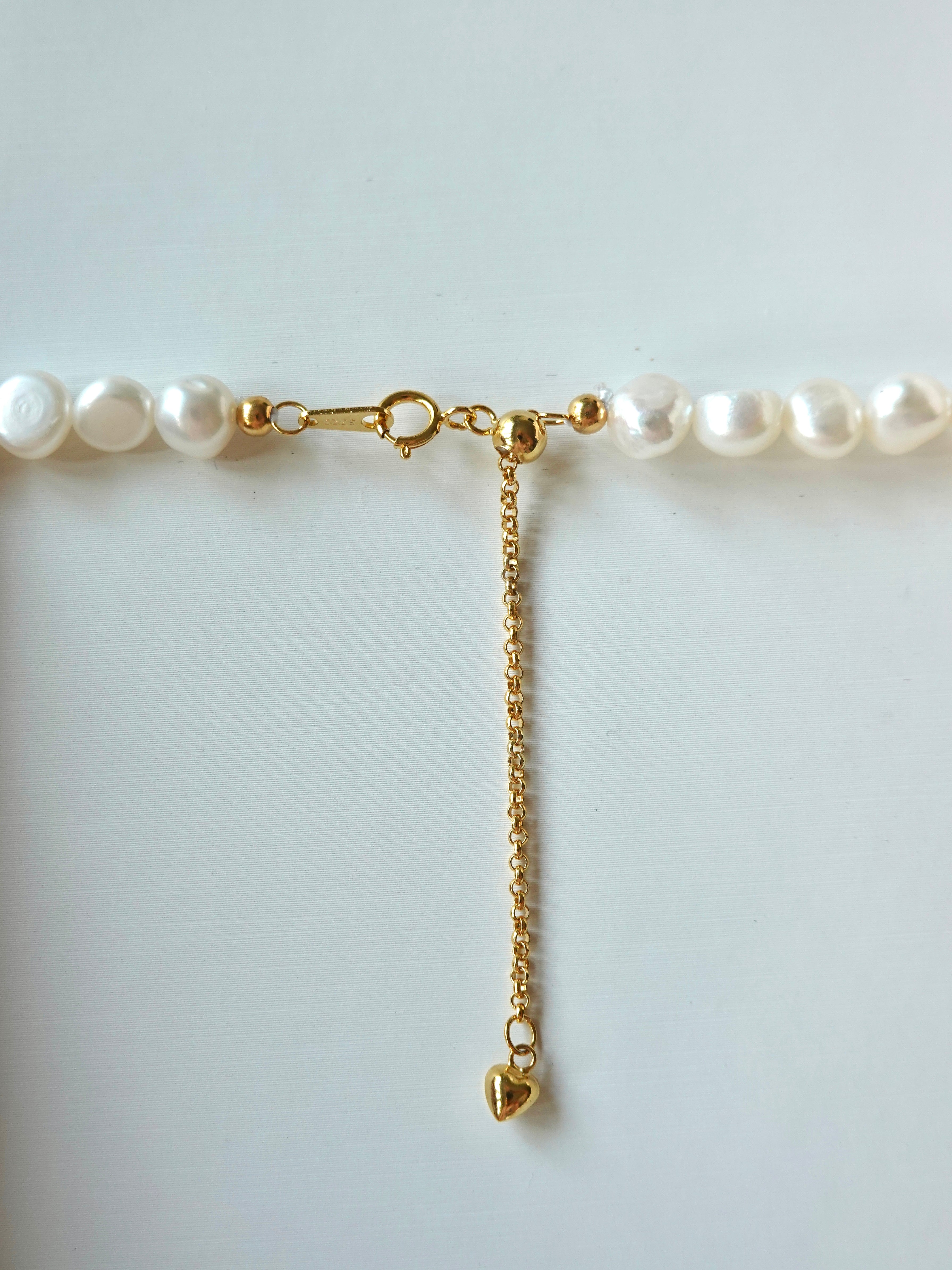 Glacier Drop Aquamarine Pearl Necklace