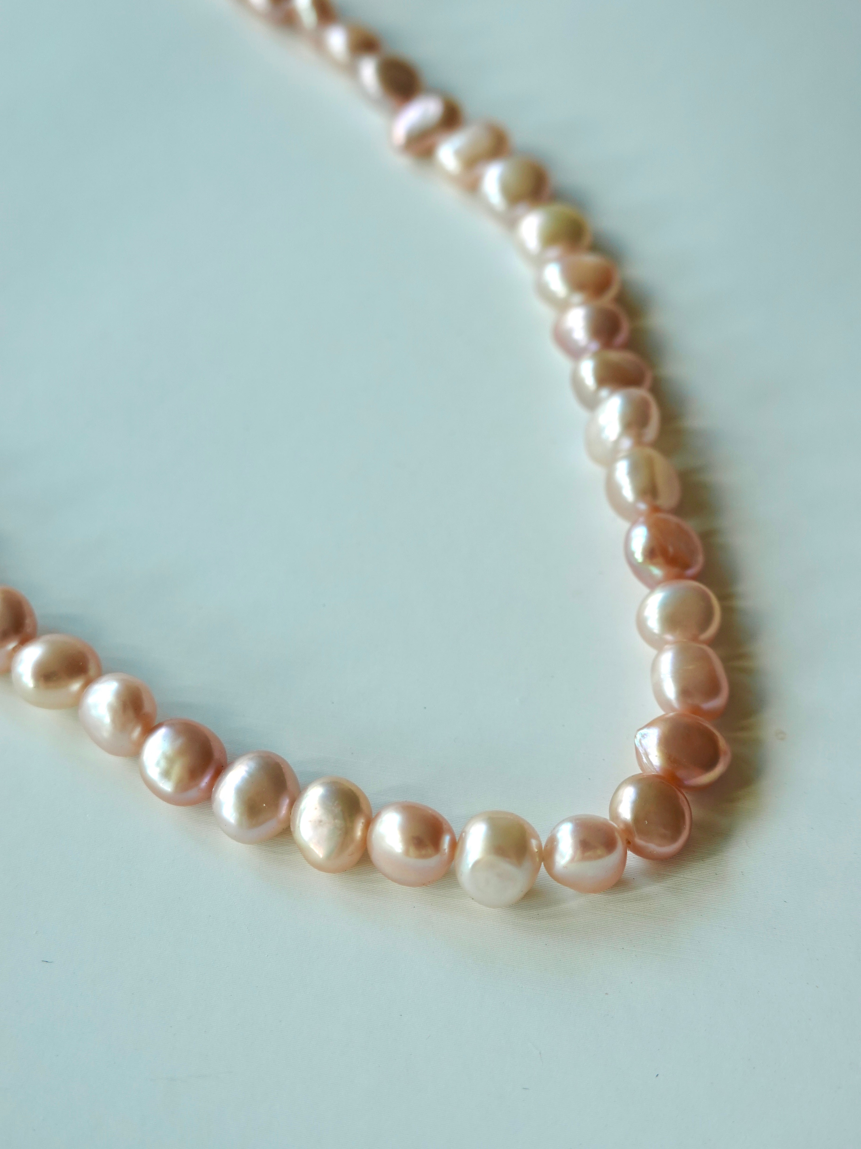 Lavender Glow Pearl Necklace