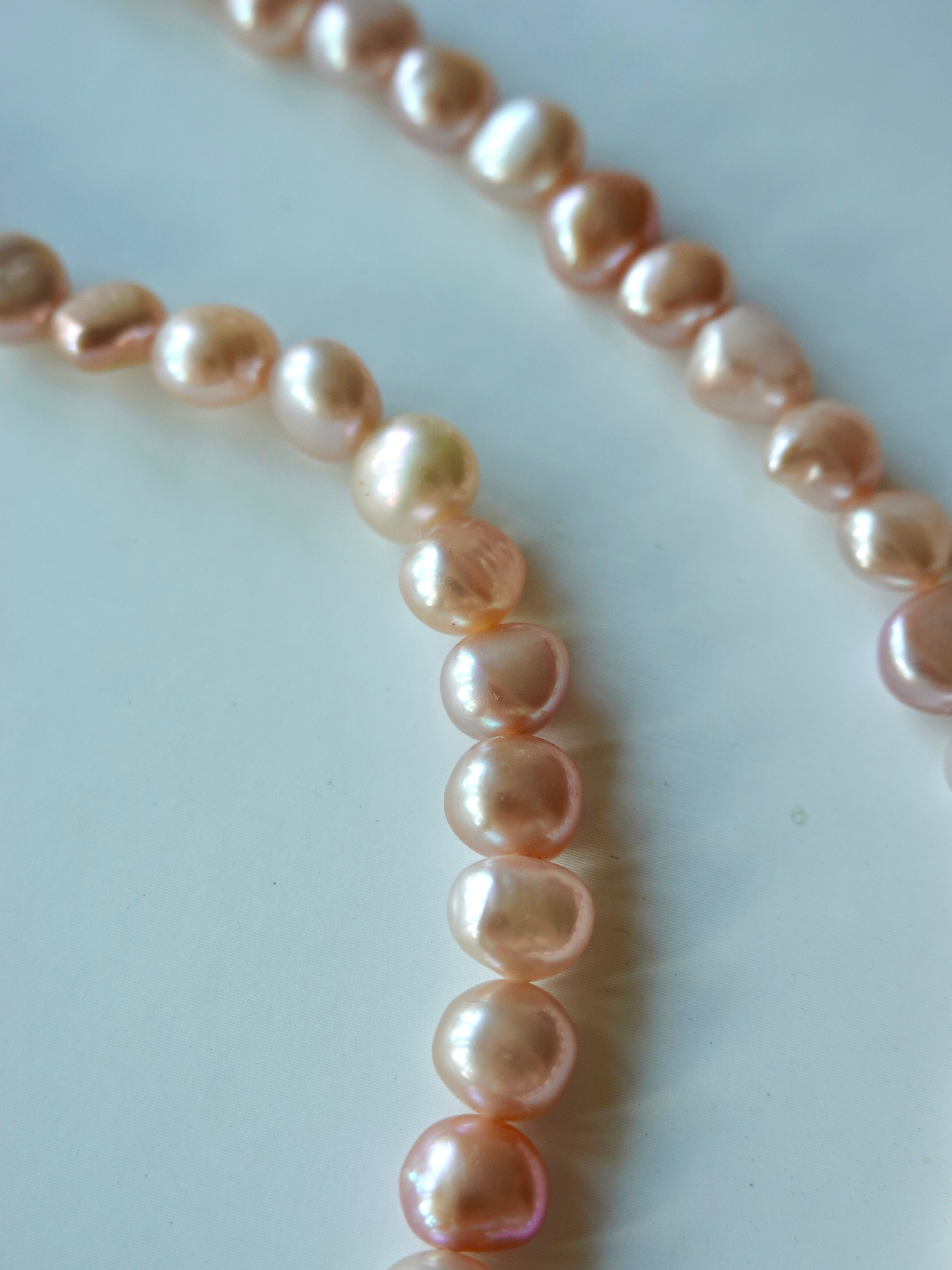Lavender Glow Pearl Necklace