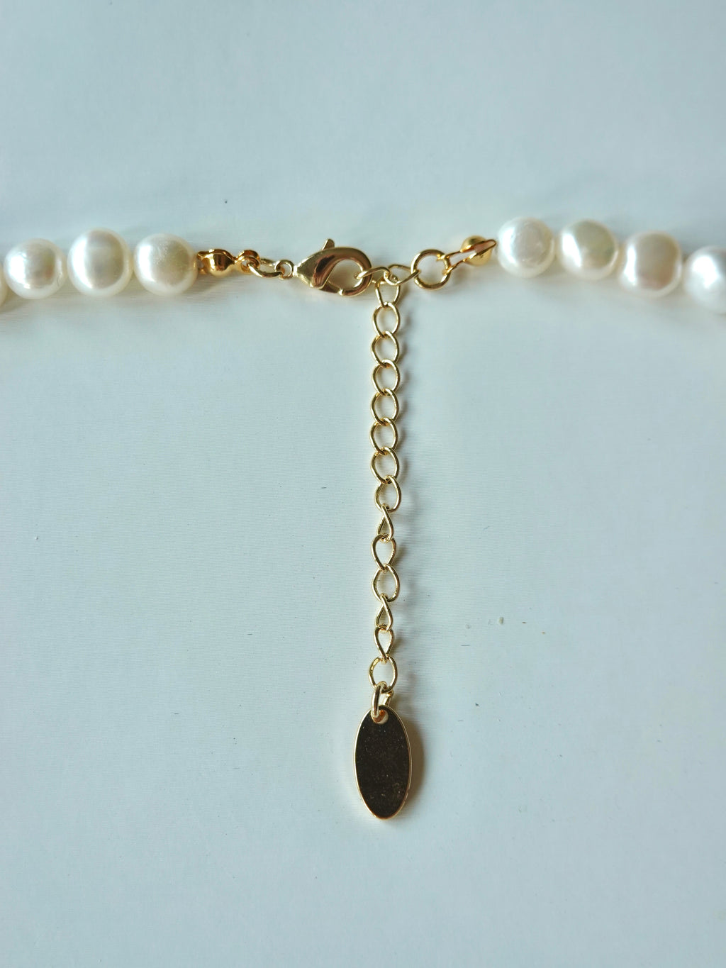 Portrait Medallion Pearl Necklace